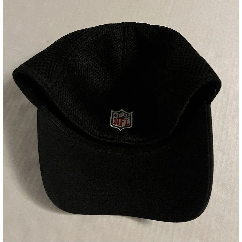 New Era Baltimore Ravens NFL Fitted Flexfit Hat Cap Small Medium 39Thirty Black